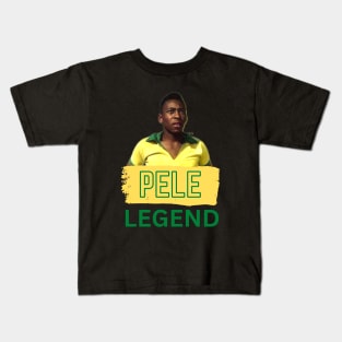 Pele Football Legend Soccer Star Apparel Kids T-Shirt